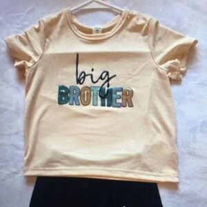 Big Brother Kids T-Shirt - Cream